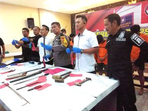 6 Pelaku Pembusuran Karyawan Kafe Di Amankan Tim Jatanras Polrestabes Makassar