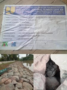 Proyek Penanggulangan Banjir Sungai Walanae-cendranae Kabupaten Wajo Di Duga Dikerja Asal-asalan.