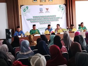 Pendistribusian Paket Bantuan Zakat, Infak dan Sedekah BAZNAS Kabupaten Soppeng Tahun 2025.