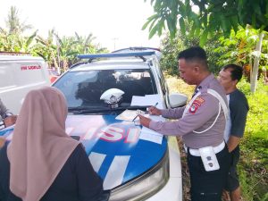 Penertiban yang dilakukan oleh Polantas Soppeng demi keamanan dan kenyamanan bersama