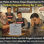 Warga Laporkan Oknum Polisi ke Propam Sinjai Gara-gara Utang Rp7 Juta Tak Dibayar