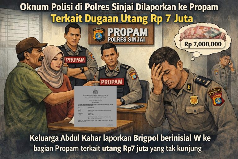 Warga Laporkan Oknum Polisi ke Propam Sinjai Gara-gara Utang Rp7 Juta Tak Dibayar