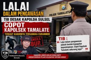 TIB Desak Kapolda Copot Kapolsek Tamalate Usai Tersangka Curanmor Sekaligus Penadah Kabur